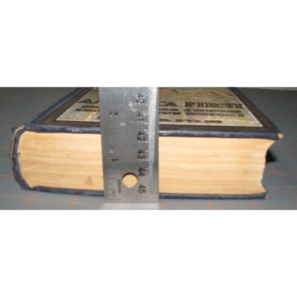 Vintage "America First" Book By Lawton B. Evans 100 stories history Colonial - Picture 8 of 13